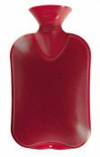 Fashy Hot Water Bottle Double Rib Red 2 Litre