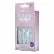 Kiss Glazed Donut Nails Blue Iced