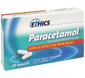 Ethics Paracetamol 500mg 20 Tablets