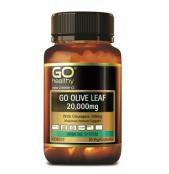 GO Healthy Go Olive Leaf 20,000mg 30 Vege Capsules