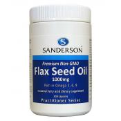 Sanderson Flax Seed Oil 1000 mg 300 Capsules