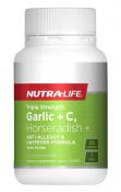 Nutra-Life Triple Strength Garlic + C, Horseradish 50 Capsules