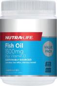 Nutra-Life Fish Oil 1500mg + Vitamin D 300 Capsules