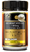 GO Healthy Go Hemp Seed Oil 1100mg 100 Capsules 