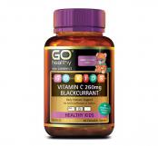 GO Healthy Go Kids Vitamin C 260mg Blackcurrant 60 Chewable Tablets