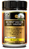 GO Healthy Go Hemp Seed Oil Plus Tumeric 100 Capsules