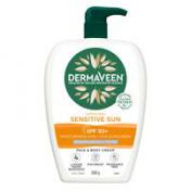 Dermaveen Sensitive Sun Face & Body Cream SPF50+ 500g