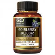 Go Healthy Go Bilberry 30000mg High Strength 60 Capsules 