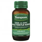 Thompsons One a Day Milk Thistle 42000mg 60 Capsules 
