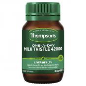 Thompsons One a Day Milk Thistle 42000mg 30 Capsules 