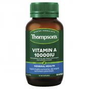Thompsons Vitamin A 1000IU 100 Capsules 