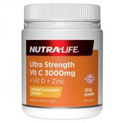 Nutra-Life Ultra Strength Vitamin C Powder 250g 
