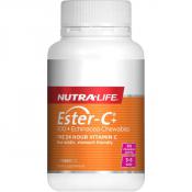 Nutralife Ester C 500mg Plus Echinacea 60 Chewable Tablets