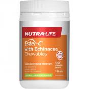 Nutra-Life Ester C 500mg Echinacea Chewable Tablets 120