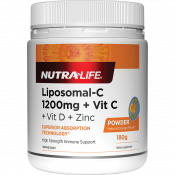 Nutra-Life Liposomal-C 1200mg + Vit D + Zinc 180g