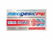 Maxigesic PE Cold and Flu Sinus Relief 20 Pack