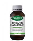 Thompsons Organic Magnesium 120 Tablets 