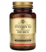 Solgar Vitamin K 100mcg 50 Capsules