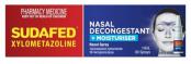 Sudafed Xylometazoline Decongestant plus Moisturiser Nasal Spray 10ml 