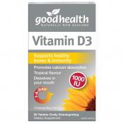 Good Health Vitamin D3 100IU 60 Tablets 