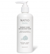 Natio Kids Squeaky Clean Hair and Body Wash 250ml