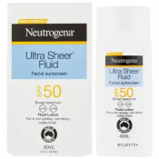 Neutrogena Ultra Sheer Fluid Face Sunscreen SPF50 40ml