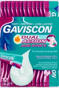 Gaviscon Dual Action Liquid Sachets 12pk