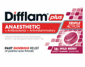 Difflam Anaesthetic Lozenges Berry 16 Pack