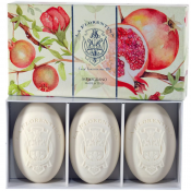La Florentina Soap Gift Box Pomegranate X3 150g